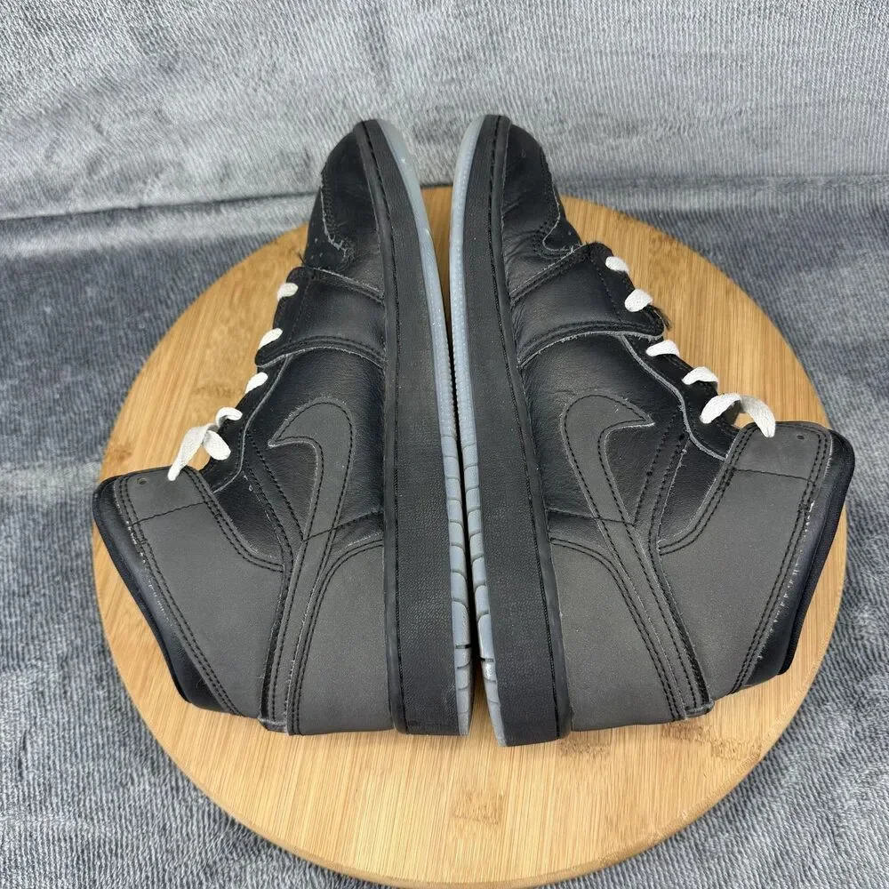 Jordan Air Jordan 1 Mid Shoes Boys Size 6.5Y Black Basketball HV5180-010